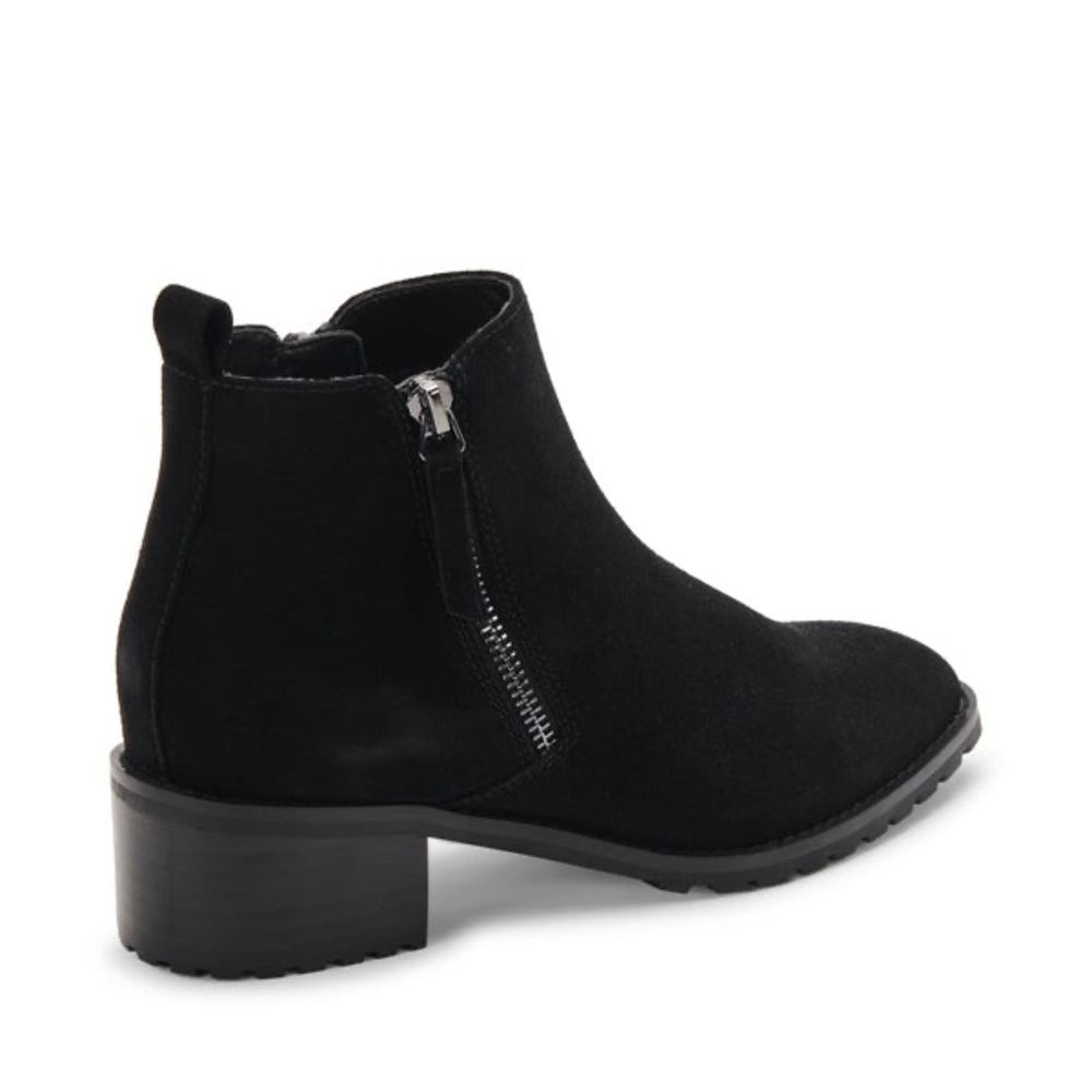 Blondo Samara Black Suede Waterproof Zip Bootie, size 6.5 - Picture 2 of 14
